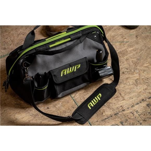 16 Inch  Trap Jaw Tool Bag with Lockable Pull Handles, Water-Resistant - Picture 4 of 6